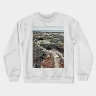 Sand, Sea, and Stones, Sculpted by the Sea. Crewneck Sweatshirt